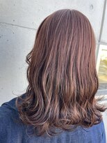 アチーブリス(achieve Liss)&nbsp;大人可愛いベージュピンク なみなみウェーブミディ