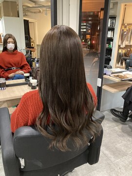 ラフ 難波店(LAFF) #黒髪#ボブルフ#ネビージュ#小顔#ワンレン