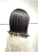 アッシュグレージュ/グレージュ/外ハネ/ボブ/福岡/天神/大名