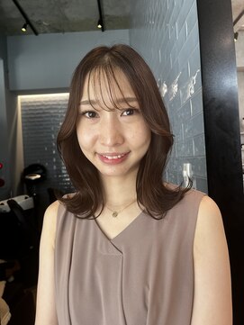 チャンネル(channel) うすバング韓国くびれヘア