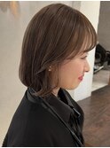 韓国風ボブ◎透明感溢れるスキンベージュ◎
