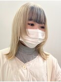 レイヤーカットダブルカラーケアブリーチハイトーンカラー