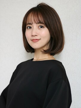 ガーデン オオタカノモリ(garden otakanomori) 簡単スタイリング20代30代40代大人のふんわり内巻きひし形ボブ