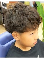 ブルブンガ(Berbunga) キッズパーマスパイラルマッシュ×コンマヘアマッシュ無造作ヘア