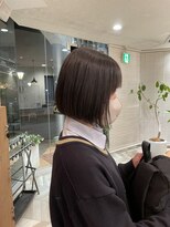 アース 三田南ウッディタウン店(HAIR&MAKE EARTH)&nbsp;20代30代40代前下がりストレート大人ボブリップライン