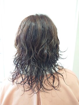 ビューティーサロン カワチ 中庄駅前店(Beauty Salon KAWACHI) ミディアムレイヤー
