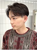 メンズ/センターパート/ウルフ/シースルーマッシュ
