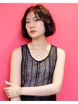 ドラマティックヘア(DRAMATIC HAIR)&nbsp;ワインレッド×ボブアレンジ