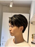ショートパートスタイルメッシュカラー