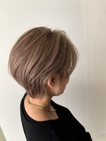 ライフ 住道店(Lyfe)&nbsp;ピンクベージュ_耳かけショート前髪レイヤーカット_282