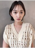 PARK】切りっぱなしボブ×ラベンダーアッシュ
