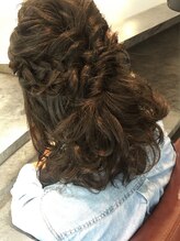 あお へあさろん ヘアアレンジ