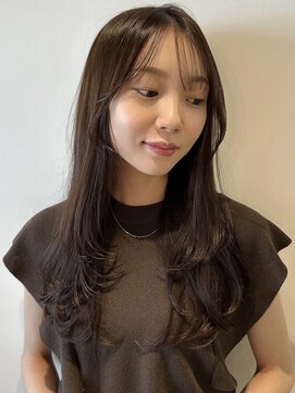 ケーツー 谷町(K-two) 大人気*レイヤーカット*フェイスレイヤー*秋カラー*面長解消