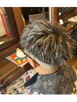 ジャヴァル(JAVAL)&nbsp;ホワイトメッシュ＋ツイスト＋カット