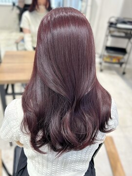 エヌアイ オモテサンドウ(ni omotesando) ☆カシスラベンダーピンク ツヤカラー ケアカラー☆