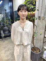 フィーカ(Fiika)&nbsp;ショート/マッシュ/オリーブ/グレージュ　【肥後橋】