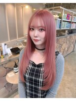 ファンド 千葉(fand)&nbsp;ペールピンク/レイヤーカット/韓国ヘア/MANAMI