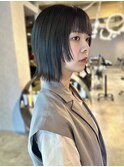 ステップカット×外ハネボブ　【鎌田　隆雅】