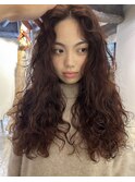 【外国人風スパイラルリッジパーマ】スパイラルパーマ/外国人風