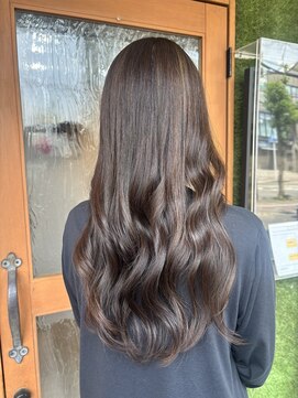 マーブル ヘアー(marble hair) ハイライト×マットグレージュ