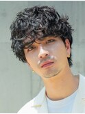 初めてのパーマでも◎ラフな質感が人気のシャドウパーマ