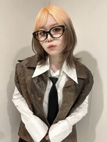 ペレ アネックス 大阪梅田茶屋町店(PELE ANNEX)&nbsp;くびれヘア/アプリコットオレンジ/夏のヘアアレンジ/梅田