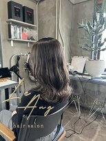 レアング(LeAng)&nbsp;◎ミディアムレイヤー&モーヴグレージュ◎