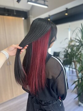 アリカ(arika) 赤インナーカラー