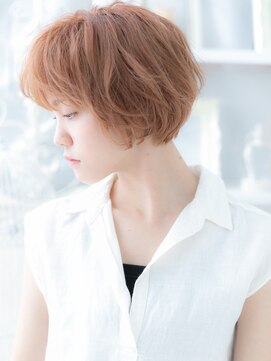 モッズヘア 上尾西口店(mod's hair) ■透明感オレンジベージュマッシュパーマ302-2上尾10代20代30代