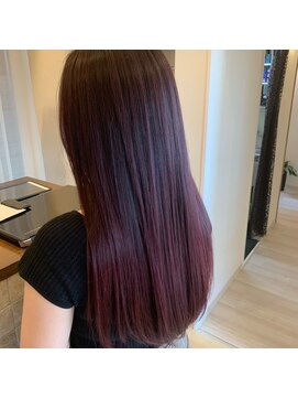 ミュミュ(mu-mu) 暗めカラーワインレッド10.5