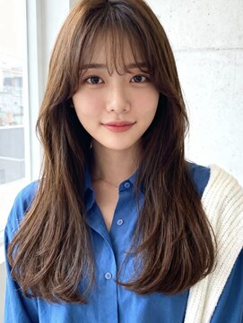 エイチ 大阪梅田(H) アンブレラカラーミディアムヘアショートカットセミロング50代