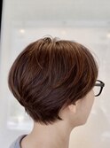 後頭部ふんわり 丸み×くびれ 大人ショート