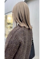 ヒースプール(Heathpool)&nbsp;アンブレラカラー　ベージュ×ブラック