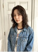 前髪/イメチェン/ウルフパーマ/パーマ/外国人風パーマ/横浜