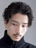 フィフス 大分(fifth)&nbsp;大分メンズパーマルーズパーマシャドウパーマセンターパート緩め