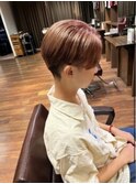 刈り上げセンターパート