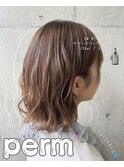 【ｋｏｔｉ】ぷっつりボブperm〈熊本/中央区/新大江〉