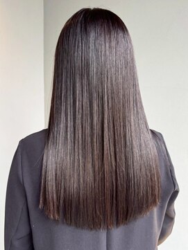 ナカオコアフュール(NAKAO COIFFURE) 髪質改善トリートメント ツヤ髪 ダークグレージュ ロング