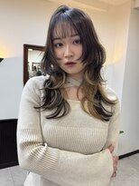 シクネ 新潟駅 万代(SHICUNE)&nbsp;ケイ★新潟駅前　ハッシュカット　インナーカラー