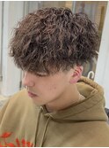 ブラウン×ツイストスパイラル