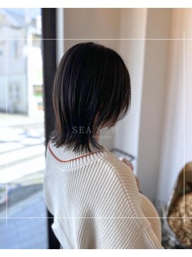 シーソー(SEA SAW) 外ハネミディボブ/レイヤーボブ