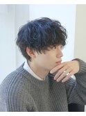men 'shair/波巻きツイストスパイラル/ニュアンスパーマ