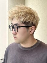 チャコレ パーチ 北千住店(Chacolle perch) ブロンド×束感アップバングショート