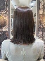 ザザ ZA/ZA 神楽坂 オリーブグレージュぱつっとロブ