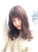 ほつれウェーブ  立体カラー