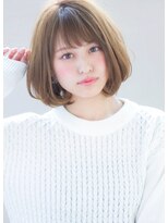 大人かわいいフェアリーボブとろみ前下がりボブ大人ボブ