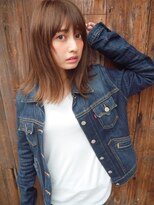 マルツ 銀座(maltu) 【アッシュ 透け感 可愛い】 ブラント ミディアムヘア