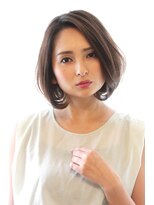 ３０代４０代５０代大人可愛いボブ　ワンカール　ひし形