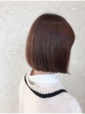 パッツとしたラインで魅せるシンプルボブ☆
