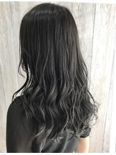 暗髪グレージュカラー[アディクシーカラー]